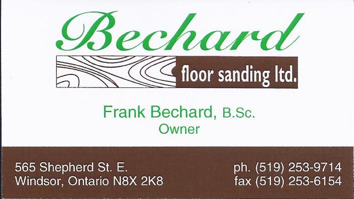 Bechard Floor Sanding ltd. logo